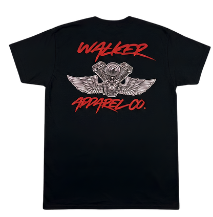 "WALKER" V-TWIN TEE